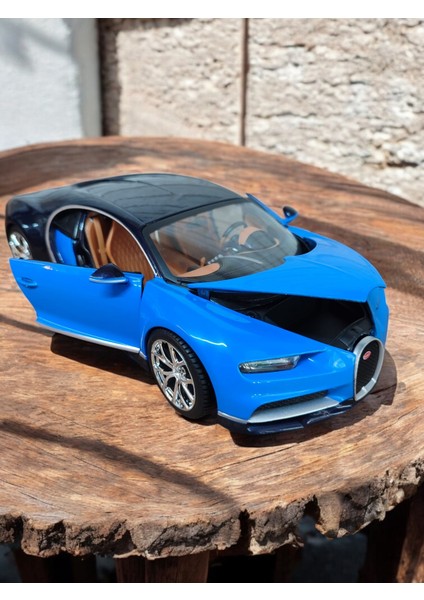 Koleksiyonluk Bugatti Chiron 1:18 Ölçek Dıe Cast Orijinal Metal Model Araba