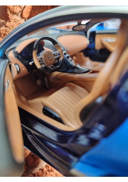 Koleksiyonluk Bugatti Chiron 1:18 Ölçek Dıe Cast Orijinal Metal Model Araba