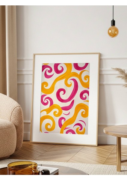 Kıvrım Dansı Dijital Baskı Poster (Çerçevesiz) fırsatları