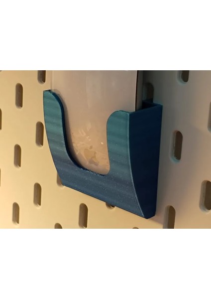 Skadis Delikli Pano Uyumlu Apple Magic Mouse Tutucu / Askısı - Ergonomik Masaüstü Çözümü - Istediğiniz Renkte