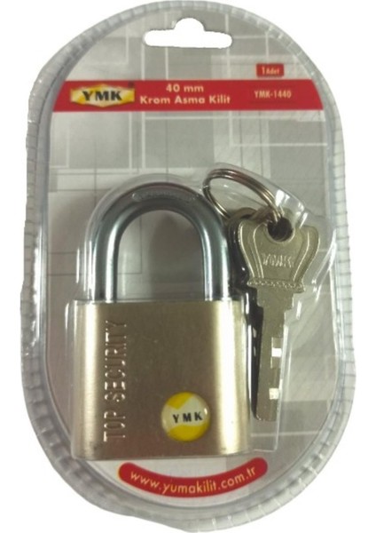 Krom Tip Asma Kilit -40MM