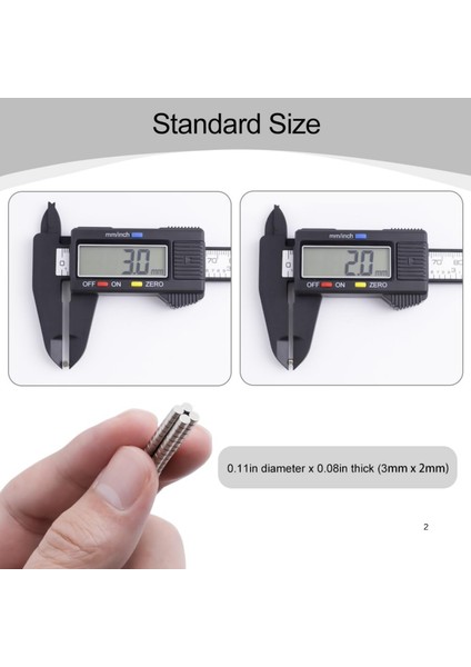 [10 Adet] Neodyum Mıknatıs Çap: 3mm Kalınlık: 3mm [D3X3] Ndfeb Güçlü Mıknatıs – Yuvarlak [NM102] indirimleri