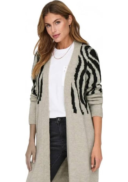 Onljade Zebra Ls Cardıgan cc Knt Kazak 15324455