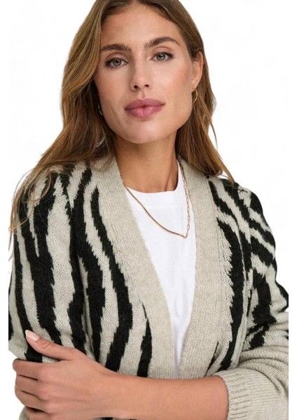 Onljade Zebra Ls Cardıgan cc Knt Kazak 15324455 fırsatları