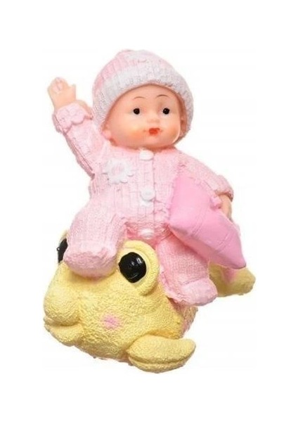 Buffer® Decotown Hediyelik Sevimli Pembe Bebek Biblo Polyester Süs Eşyası fiyatları