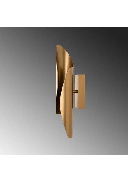 Flare Modern Çift Yönlü Metal Aplik Parlak Gold, Rustik Dekoratif Duvar Lambası FLARE-15356