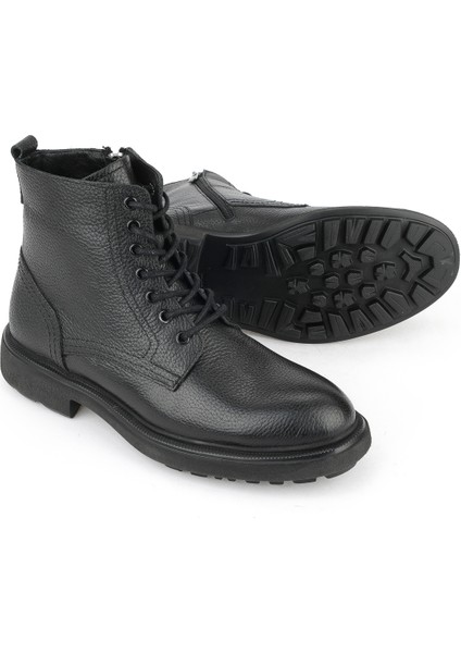, Erkek Hakiki Deri Bot 1531007Z8263 Siyah fırsatları