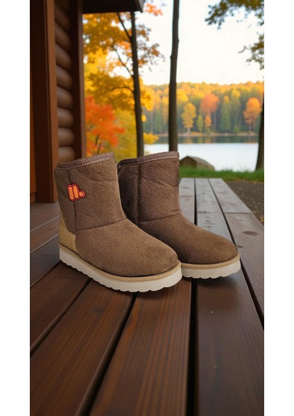 Unisex Süet Fermuarlı Içi Kürklü Uzun Bot