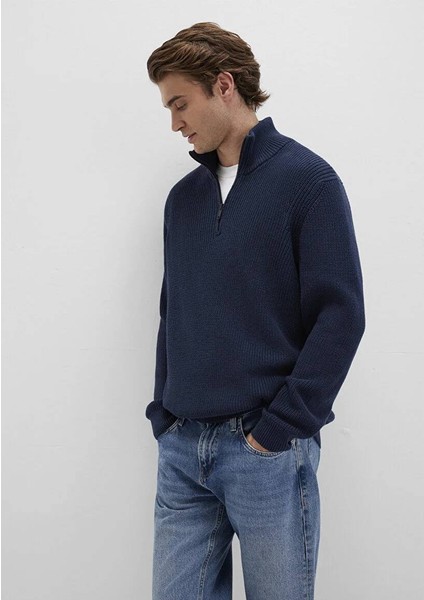 Yarım Fermuarlı Erkek Kazak M0710268-82318 modelleri