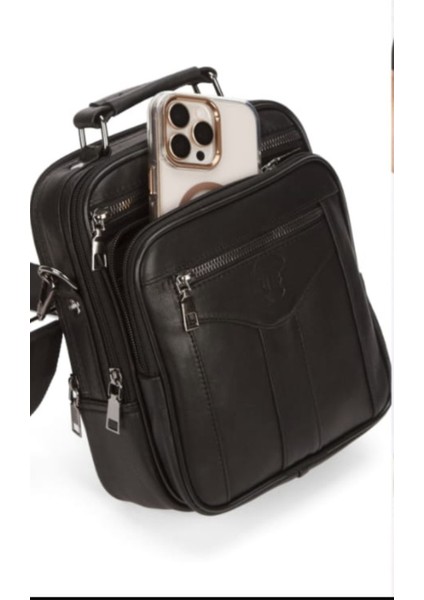 Hakiki Deri Postacı Kasalı El ve Omuz Çantası-Büyük fiyatları