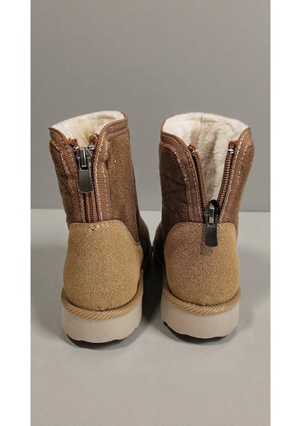 Unisex Süet Fermuarlı Içi Kürklü Uzun Bot modelleri