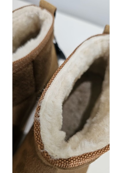 Unisex Süet Fermuarlı Içi Kürklü Uzun Bot fırsatları