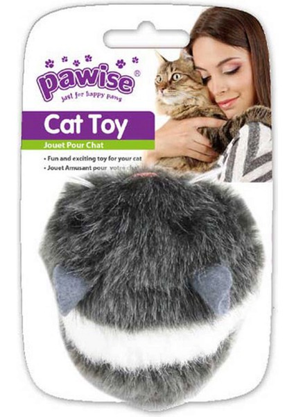 Techmrt Pawise Kurmalı Kedi Oyuncağı Fare 8 cm