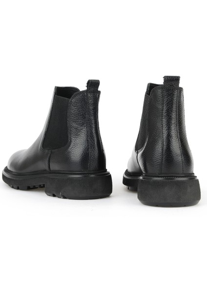 , Erkek Hakiki Deri Bot 1531007Z8261 Siyah modelleri