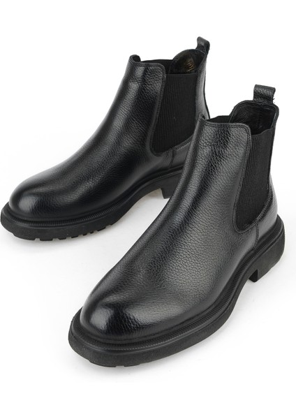 , Erkek Hakiki Deri Bot 1531007Z8261 Siyah indirimleri