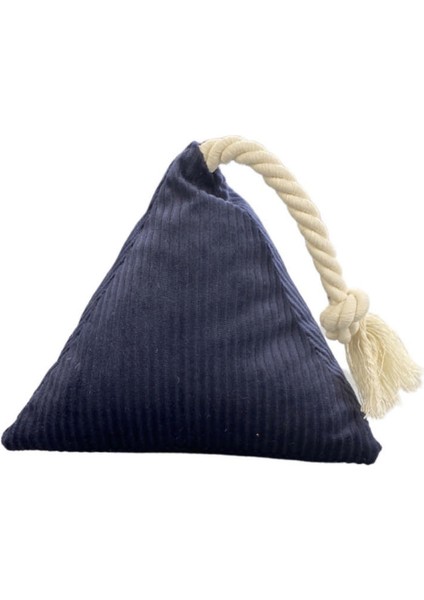 Techmrt Pet Comfort Ipli Prizma Köpek Oyuncağı Lacivert 17X30CM