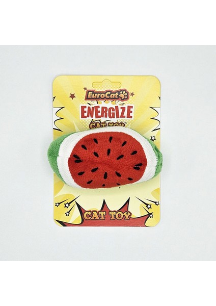 Techmrt Eurocat Kedi Oyuncağı Peluş Karpuz Dilimi