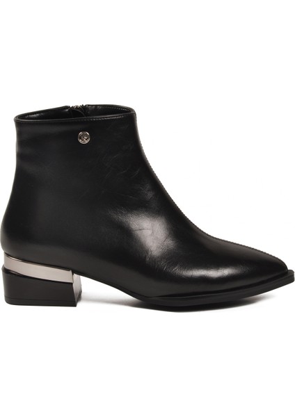 Siyah Parlak Içi Kürklü Kadın Bot PC-54991 Z fiyatları