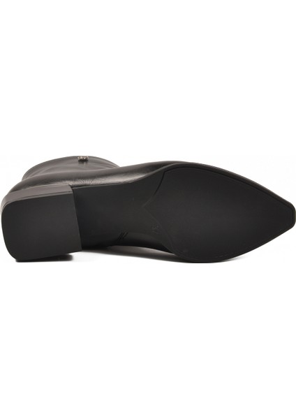 Siyah Parlak Içi Kürklü Kadın Bot PC-54991 Z indirimleri