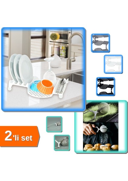 Tabaklık + Bitki Çayı Demleme Süzgeci 1A2B3F