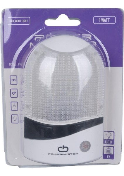 PM-34096 1 Watt Ledli Fotoselli Sensörlü Gece Lambası modelleri
