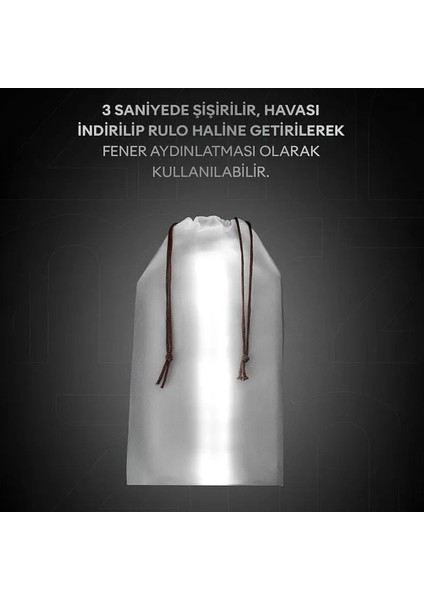 ZMR-385 Katlanır Şişirilebilir Beyaz Ledli Aydınlatma Tüpü USB ve Güneş Enerjisi Şarjlı Armatür indirimleri