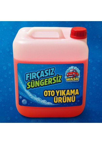 20KG Fırçasız 1/60KONSATRE Delüx Zahmetsiz Cilalı Oto Şampuan
