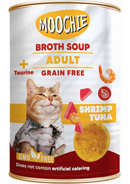 Techmrt Moochie Et Suyu Çorba Karides Ton B.yet.kedi 135ML x 6 Adet