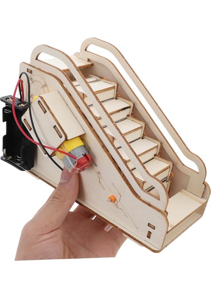 Yürüyen Merdiven Modeli Yapma Deney Seti Boya Seti Ile Demonte T-M417 fırsatları