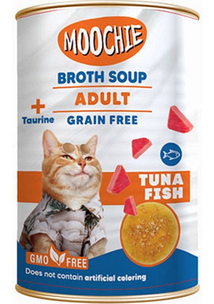 Techmrt Moochie Et Suyu Çorba Ton Balikli Yet.kedi 135ML x 6 Adet