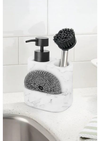 CN-56814 Mien Polyresin Kitchen Sabunluk – Şık ve Dayanıklı Mutfak Sabunluğu