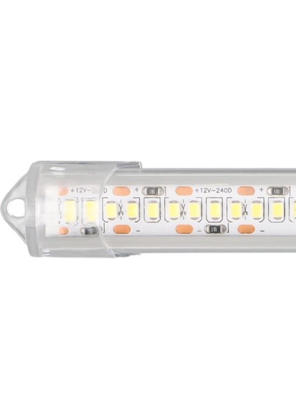 100CM DC12V Yüksek Parlaklıkta Çubuk LED Lamba 6500K 40W - 204 LED SLCW2835BFS72 modelleri