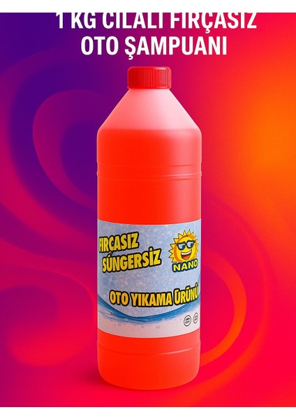 1kg Fırçasız Kostiksiz Delüx Cilalı Oto Şampuan