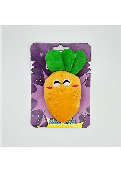 Techmrt Eurocat Kedi Oyuncağı Peluş Havuç