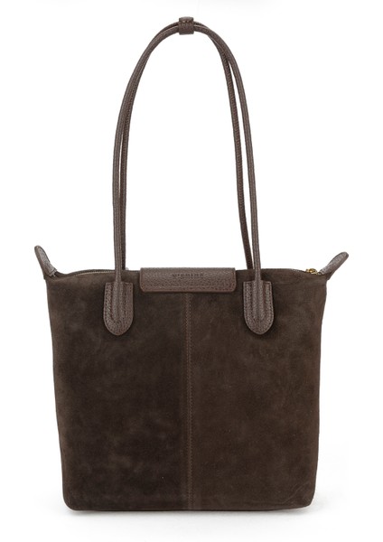 , Kadın Hakiki Deri Omuz ve El Çantası 153979Z5017 Kahve modelleri