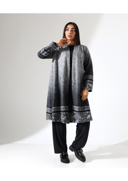 Kadın Hırkalı Üç Parça Tesettür Büyük Beden Anne Takım fiyatları