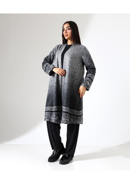 Kadın Hırkalı Üç Parça Tesettür Büyük Beden Anne Takım modelleri