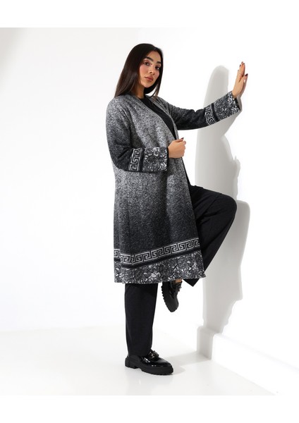 Kadın Hırkalı Üç Parça Tesettür Büyük Beden Anne Takım fırsatları