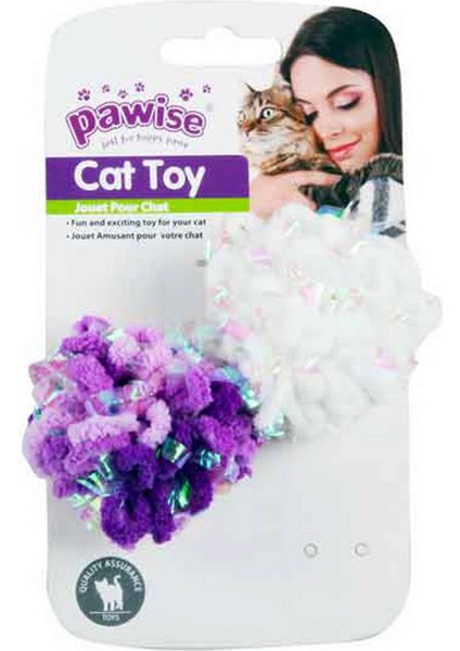 Techmrt Pawise 2 Pk Glitter Caddice Balls