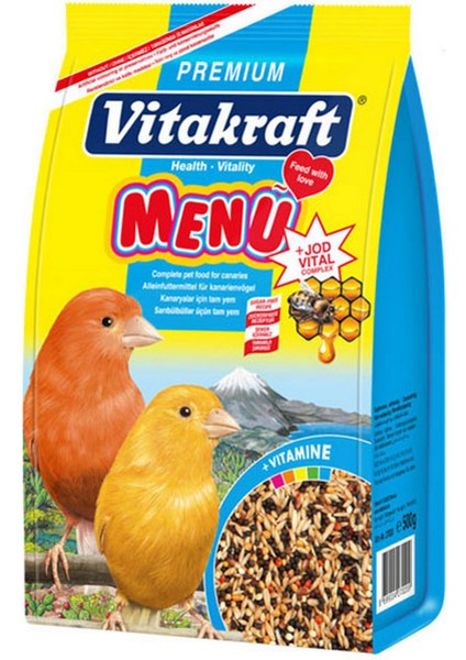 Techmrt Vitakraft Menu Kanarya Yemi 500 gr x 2 Adet