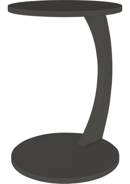 Tekerlekli C Tasarım Antrasit Gri Yan Sehpa indirimleri