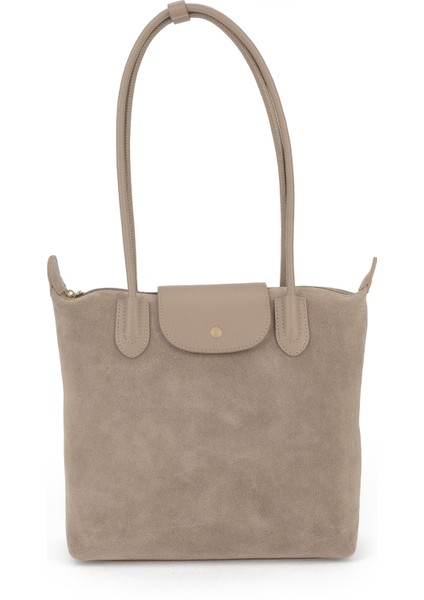 , Kadın Hakiki Deri Omuz ve El Çantası 153979Z5017 Kum