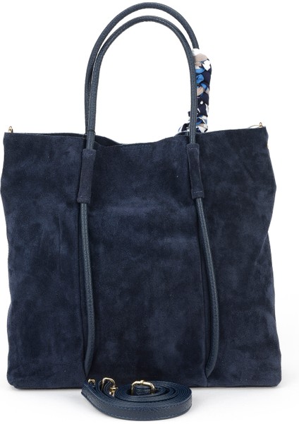 , Kadın Hakiki Deri Omuz ve El Çantası 153979Z5013 Lacivert modelleri