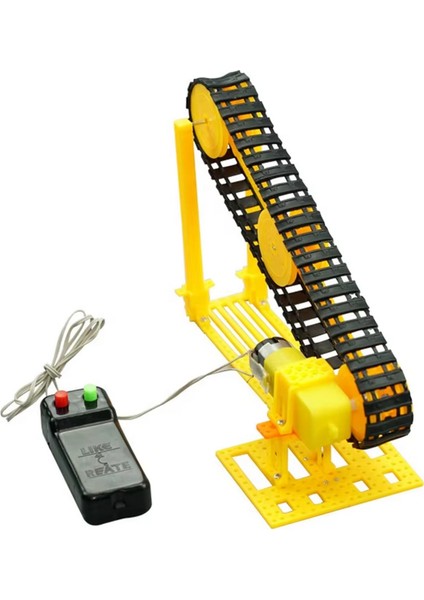 Taşıyıcı Bant Konveyör Modeli Yapma Deney Seti Kumandalı Demonte T-S20