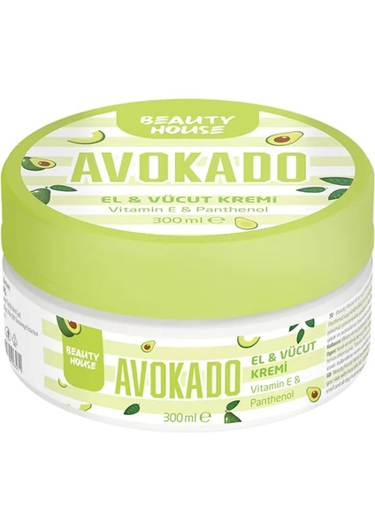 Avokado El ve Vücut Kremi 300 ml