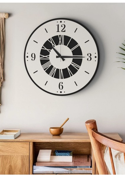 Modern Ahşap Duvar Saati Sağlam **çok Şık** ve Birarada..no:58 fiyatları