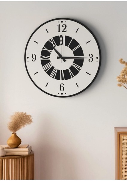 Modern Ahşap Duvar Saati Sağlam **çok Şık** ve Birarada..no:58 indirimleri