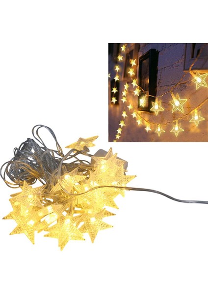 WN-1181 5 Metre 20 Ledli Yıldızlı Günışığı Sabit LED Dekoratif Aydınlatma 5 Watt AC220V