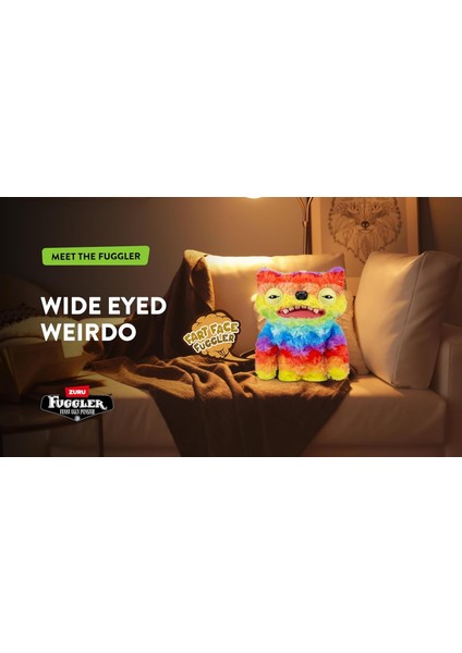 Gaz Çıkaran Fuggler Fart Face Sesli Hareket Sensörlü Komik Çirkin Peluş Oyuncak Wide Eyed Weirdo 22C fiyatları