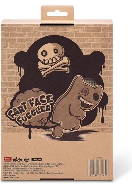 Gaz Çıkaran Fuggler Fart Face Sesli Hareket Sensörlü Komik Çirkin Peluş Oyuncak Wide Eyed Weirdo 22C indirimleri